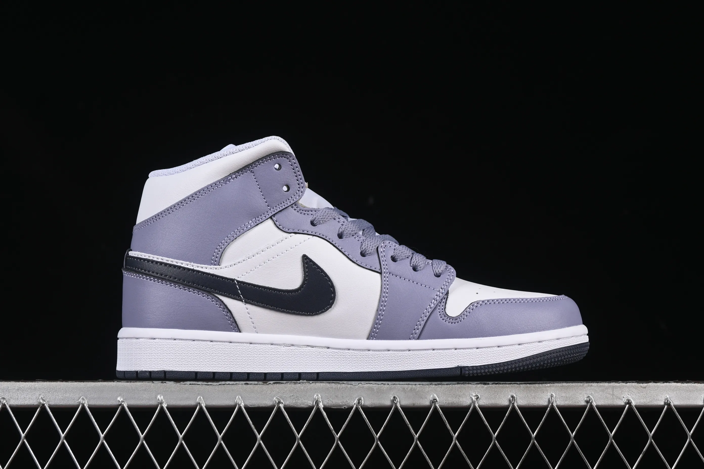 All categories Air Jordan Jordan series basketball shoes Air Jordan 1 Mid Air Jordan 1 Mid AJ1 Joe 1 haze purple mid-top cultural and casual sneakers DQ8426-145